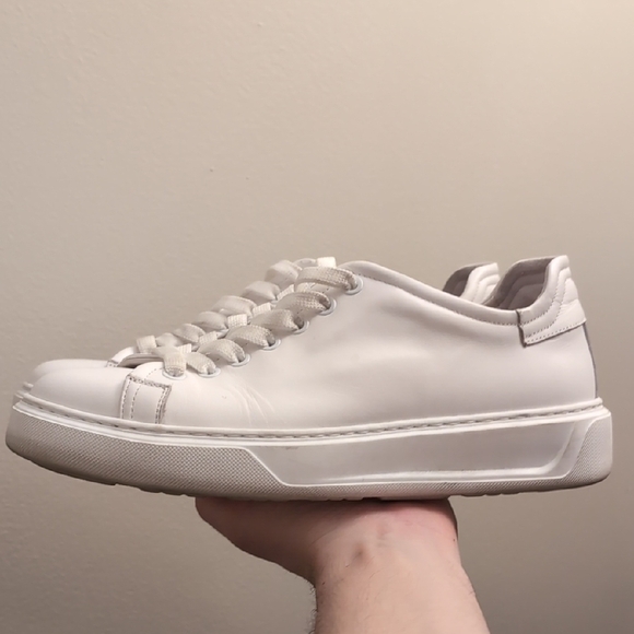 Luca Del Forte "JOAO" White Fat Sole Sneakers - Picture 3 of 9